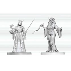 Dungeons & Dragons Nolzur's Marvelous Miniatures Unpainted Miniature Cultist Fanatic & Hierophant 14 cm