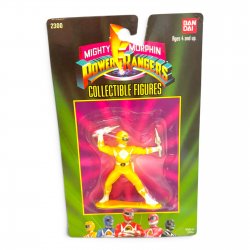 Mighty Morphin Power Rangers: Collectible Figures - Yellow Ranger (MOC : Mint On Card