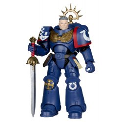Warhammer 40,000 Total War Action Figure 3rd Company Lieutenant (Ultramarines) 18 cm