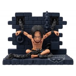One Piece World Collectable Figure Mini Figure Portgas D. Ace (Impel Down) 8 cm