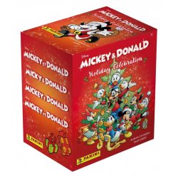 Mickey & Donald Holiday Celebration Sticker & Trading Card Collection Box (36)