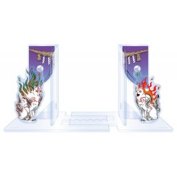Okami 20th Anniversary Reprint Art Project Acrylic Bookends 14 cm