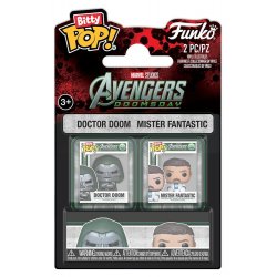 Marvel Bitty POP! Mini Figures 2-Pack Doctor Doom & Mister Fantastic 2 cm