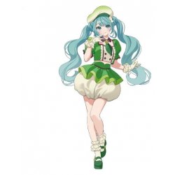 Hatsune Miku x Tirol Choco Collaboration PVC Figure Matcha Mochi Ver. 19 cm