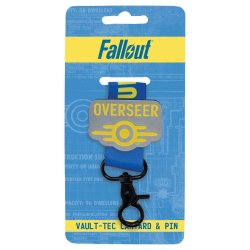 Fallout Vault-Tec Overseer Lanyard & Pin Badge Set