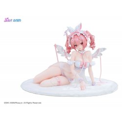 Original Character PVC Figure 1/4 White Rabbit Rosu Angel Ver. Illustrated by Rosuuri Bonus Edition 23 cm