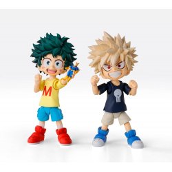 My Hero Academia S.H.Figuarts Action Figure Izuku Midoriya & Katsuki Bakugo -Childhood Set- 9 cm