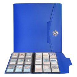 Enhance Binder 9 Pocket Card Binder Blue 30 x 25 x 3 cm