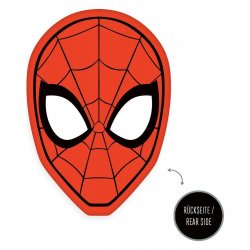 Marvel Soft Velboa Pillow Spider Man Head 22 x 32 cm