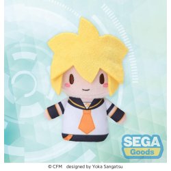 Kagamine Rin & Len Fuwa Petit Plush Figure Kagamine Len Finger Mascot 10 cm