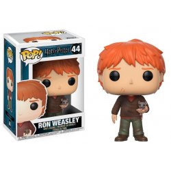 Harry Potter POP! Movies Vinyl Figure Ron Weasley with Scabbers 9 cm