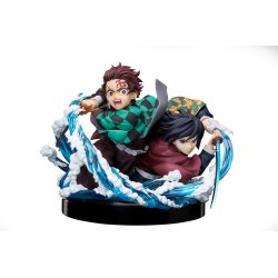 Demon Slayer: Kimetsu no Yaiba PVC Statue Tanjiro & Giyuu 13 cm
