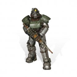 Fallout 4 Estatua tamaño real T-51b Power Armor 213 cm