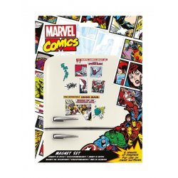 Marvel Comics Fridge Magnets Retro Heroes