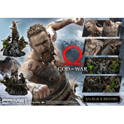 God of War (2018) Statue Baldur & Broods 62 cm