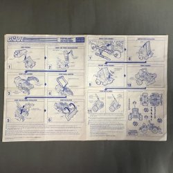 GI Joe – Earthquake Instructions Manual Blueprint