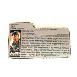 GI Joe – Falcon (v1) Valk Dutch File Card