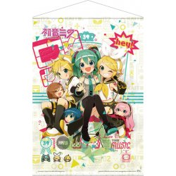 Vocaloid Póster Tela Hey! Piapro Characters 50 x 70 cm