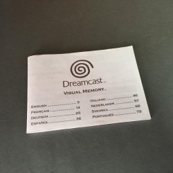SEGA Dreamcast Visual Memory - Instructions Manual