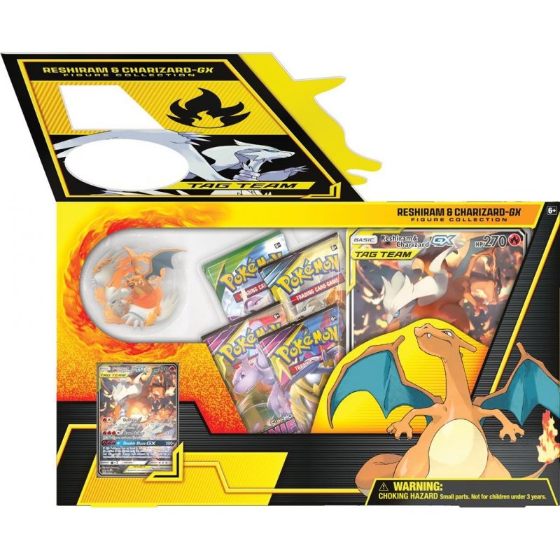 Pokémon TCG: Reshiram & Charizard-GX Figure Collection