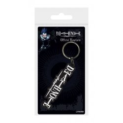 Death Note Rubber Keychain Logo 6 cm