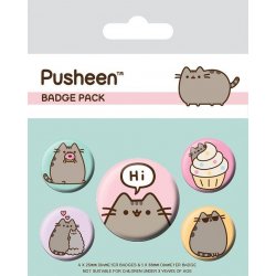 Pusheen Ansteck-Buttons 5er-Pack Pusheen Says Hi