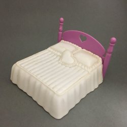 My Little Pony: G1 - Show Stable White Bed With Purple Headboard