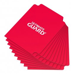 Ultimate Guard Card Dividers Tarjetas Separadoras para Cartas Tamaño Estándar Rojo (10)