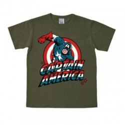 Captain America - T-Shirt Easy Fit – Olive