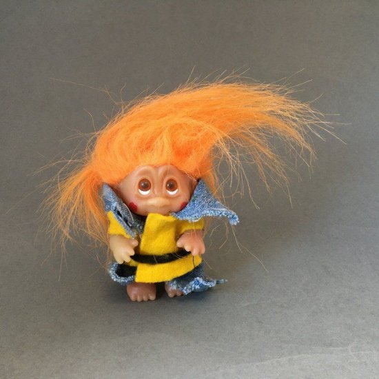 orange hair troll