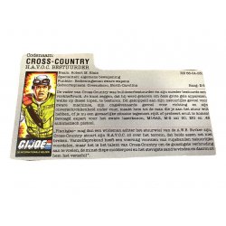 GI Joe – Cross-Country (v1) Dutch File Card