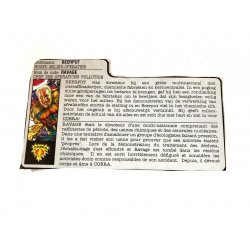 GI Joe – Cesspool (v1) Beerput Ravage Dutch French File Card