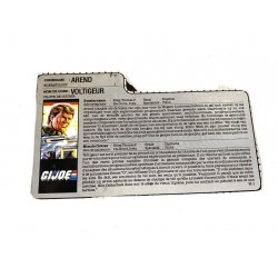 GI Joe – Maverick (v1) Arend Voltigeur Dutch French File Card