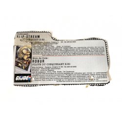 GI Joe – Slip-Stream (v1) Robur Dutch French File Card