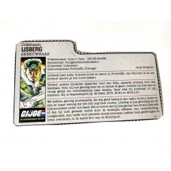 GI Joe – Iceberg (v1) IJsberg Dutch File Card