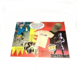 GI Joe Brochure Catalog Fold Out Offer (Dutch)