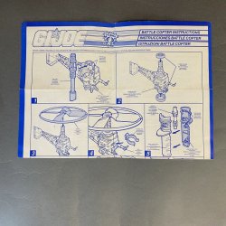 GI Joe – Battle Copter Instructions Manual Blueprint (ENG / ESP / ITA )