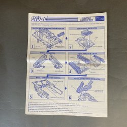 GI Joe – Brawler Instructions Manual Blueprint