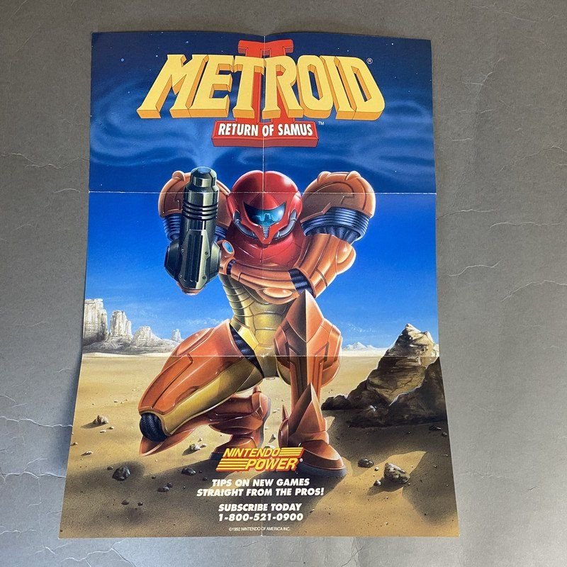 De Toybabes Nintendo Gamebabe Metroid II Return Of Samus Poster
