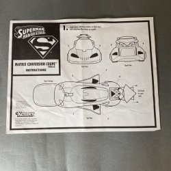 Superman Man of Steel Matrix Conversion Coupe Instructions