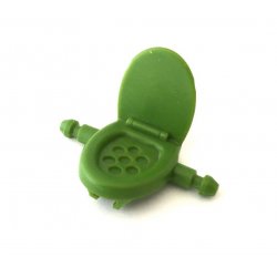 Vintage Action Figure Parts - Teenage Mutant Ninja Turtles – Double Barreled Plunger Gun Toilet Seat - 