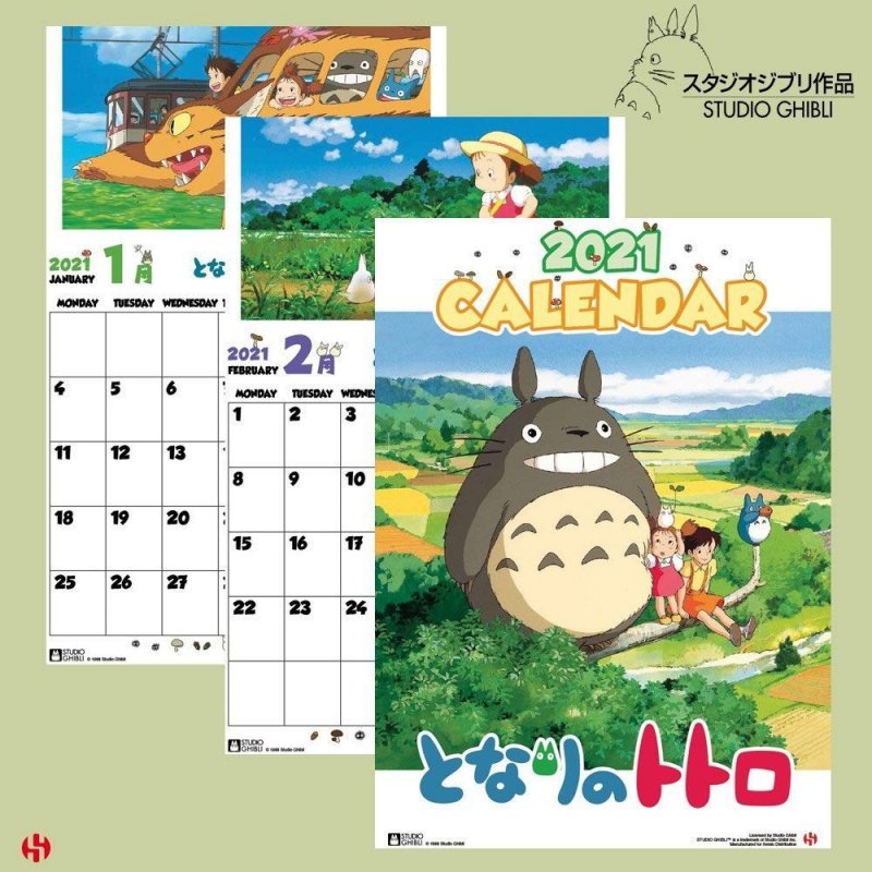 De Toyboys My Neighbor Totoro Calendar 2021 English Version*